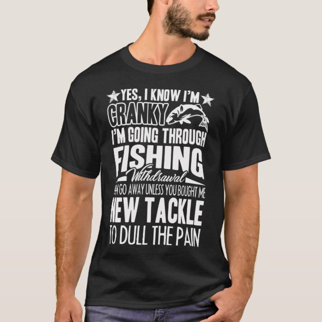 T-shirt J'aimerais mieux pêcher (Devant)