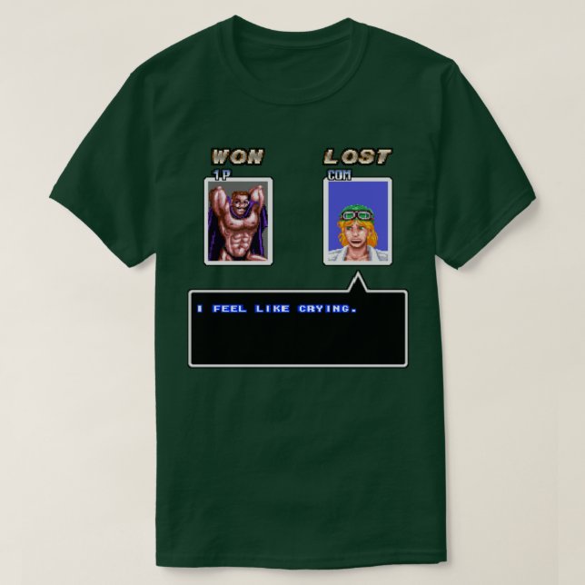 T-shirt J'Aimerais Pleurer (Design devant)