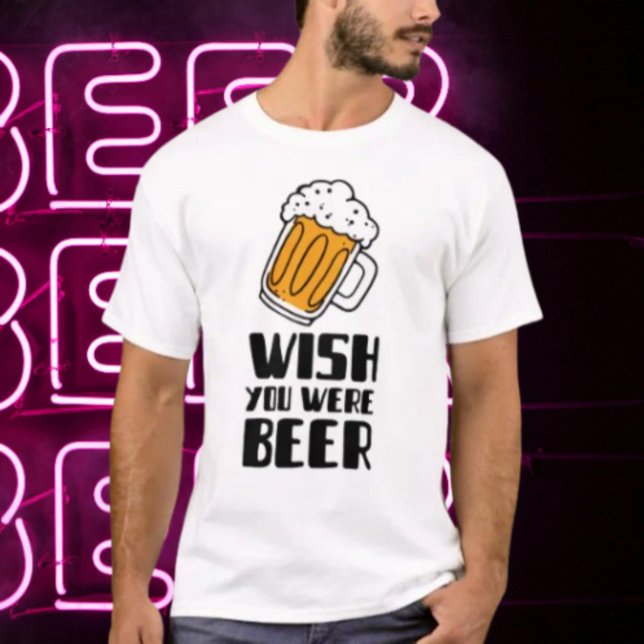 T-shirt J'Aimerais Que Tu Sois Bière (Créateur téléchargé)