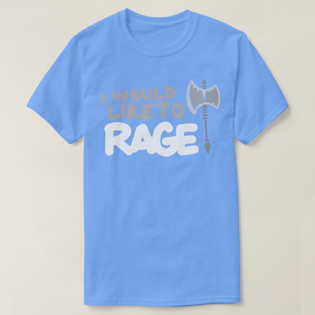 T-shirt J'Aimerais Rage (Design devant)