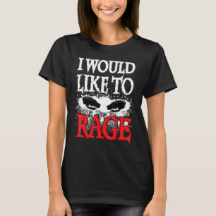 T-shirt J'Aimerais Rage D20 Dungeons Barbares Rpg Ga