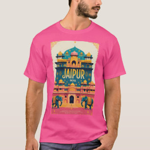 T-shirt Jaipur Inde Tourisme Vintage voyage