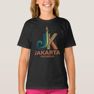 T-shirt Jakarta Indonésie Asie du Sud-Est