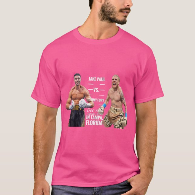 T-shirt Jake Paul Vs Tommy Fury (Devant)