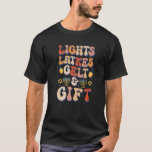 T-shirt Jalons de lumière juive Gelt Hanoukka Chanukah Chr<br><div class="desc">Jaune Lumière Jaune Gelt Hanoukka Chanukah Noël Super Premium</div>