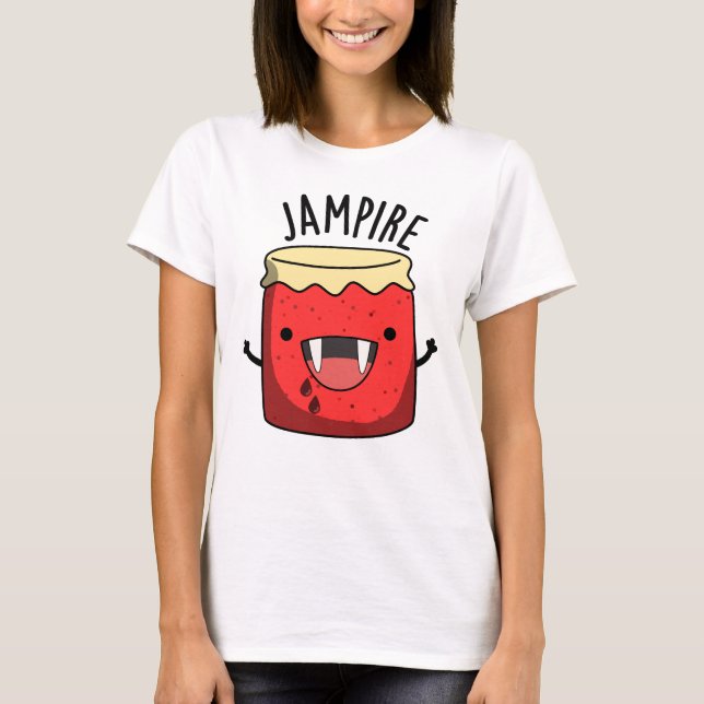 T-shirt Jam-arbitre Funny Vampire Jam Pun (Devant)