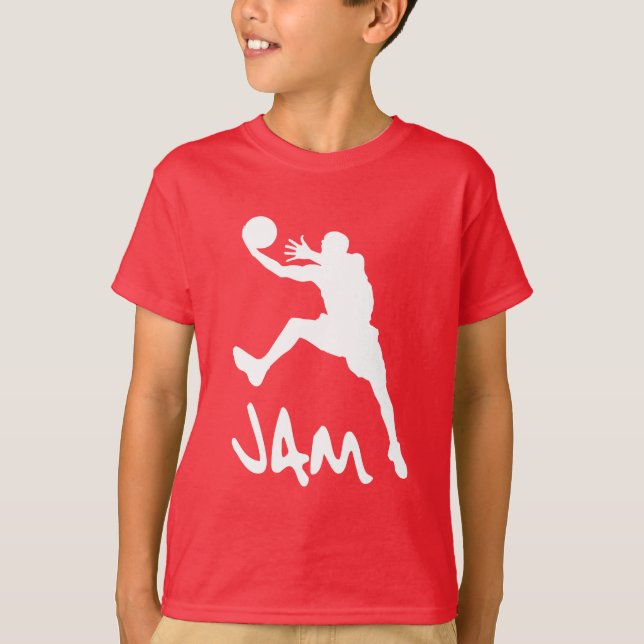 T-shirt Jam Basket-ball (Devant)