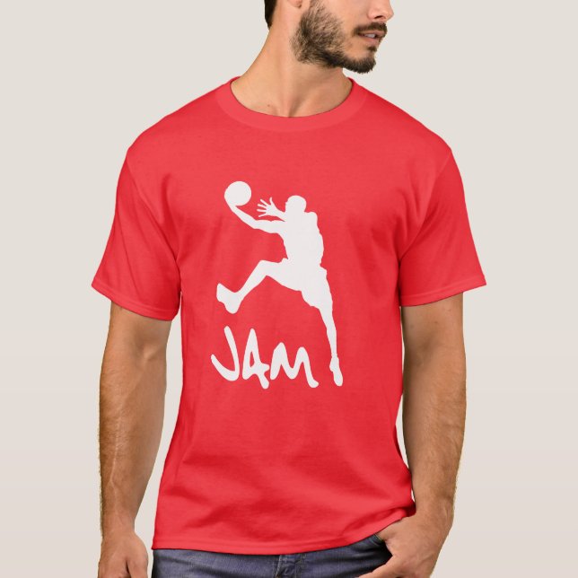T-shirt Jam Basket-ball (Devant)