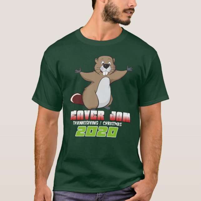 T-shirt Jam Beaver Noël 2020 (Devant)