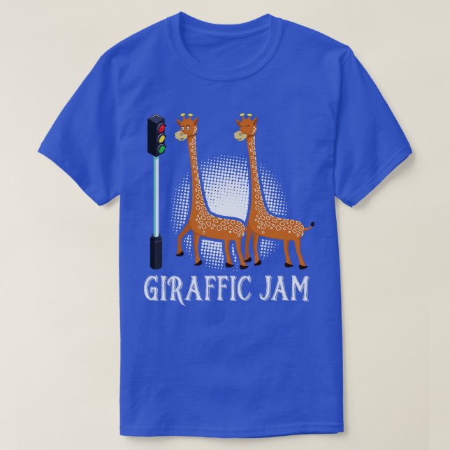 T-shirt Jam de trafic Giraffy Jam Pun (Design devant)