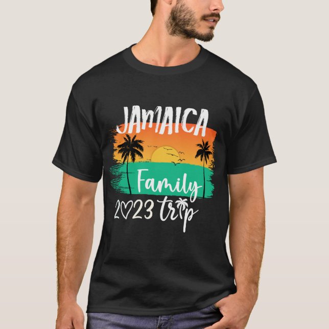 T-shirt Jamaica Family Trip 2023 (Devant)