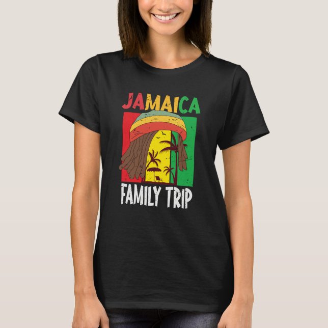 T-shirt Jamaica Family Vacation Jamaica Holiday Caribbean  (Devant)