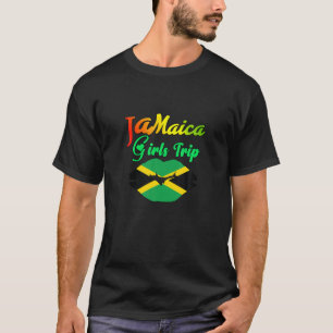 T-shirt Jamaica Girls Trip Design Pour Jamaïcain, Visiteur