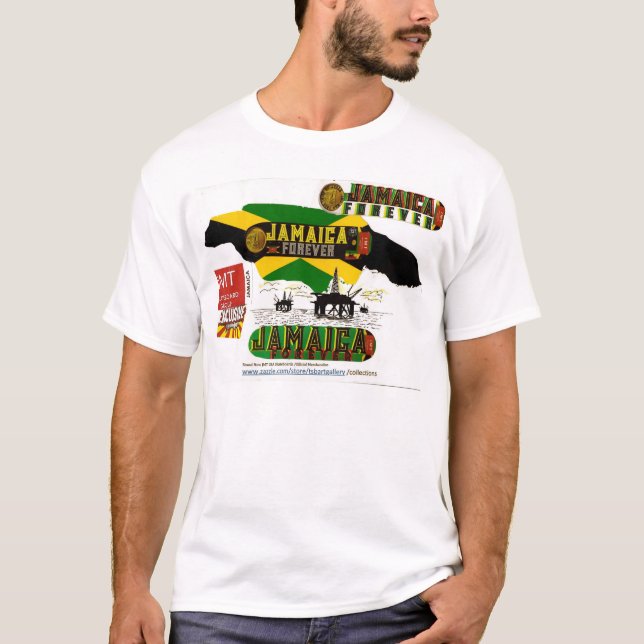 T-shirt JAMAICA OIL FOREVER (Devant)