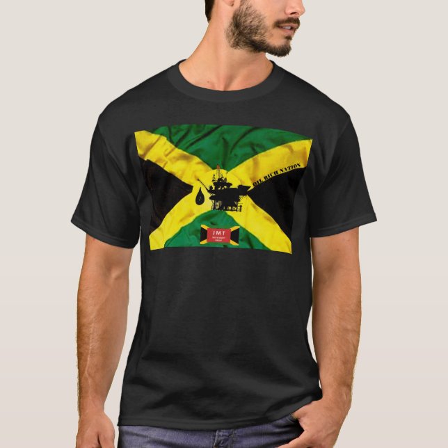 T-shirt JAMAICA OIL RICH NATION (Devant)