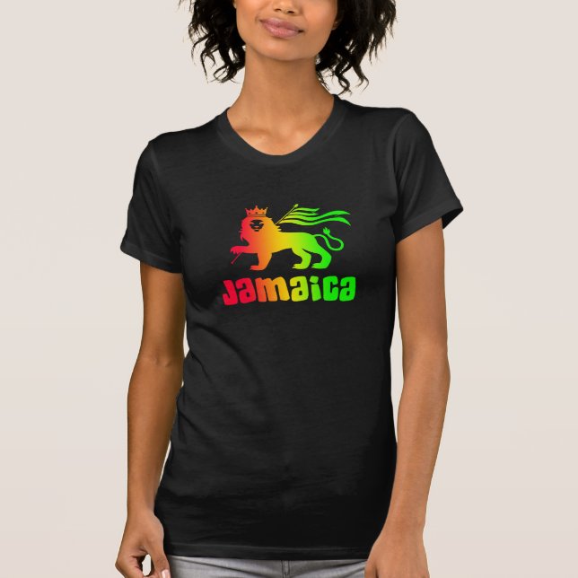 T-Shirt Jamaica Rasta Lion (Devant)