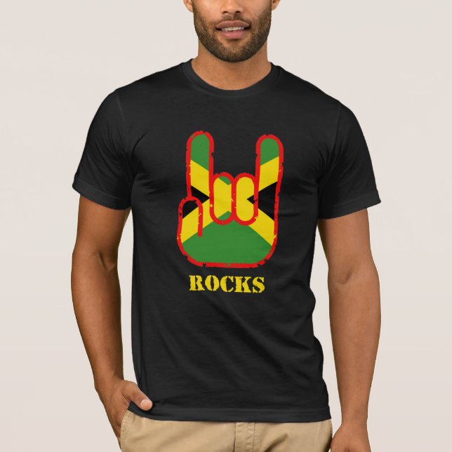 T-shirt Jamaica Rocks (Devant)