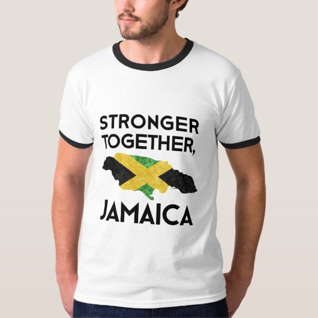 T-shirt Jamaica Strong Hurricane Melissa Support Tee (Devant)