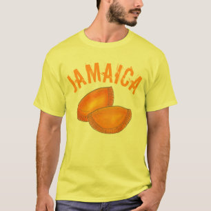 T-shirt Jamaïcain Boeuf Patty Cuisine alimentaire JAMAICA