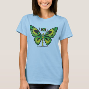 T-shirt jamaïcain de papillon