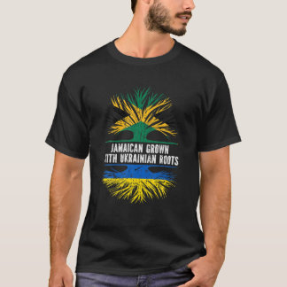 T-shirt Jamaïcain Grandit Avec Des Racines Ukrainiennes Ja