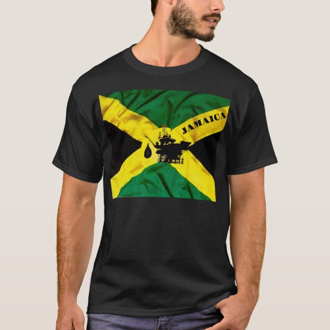 T-Shirt JAMAÏCAIN HUILE (Devant)