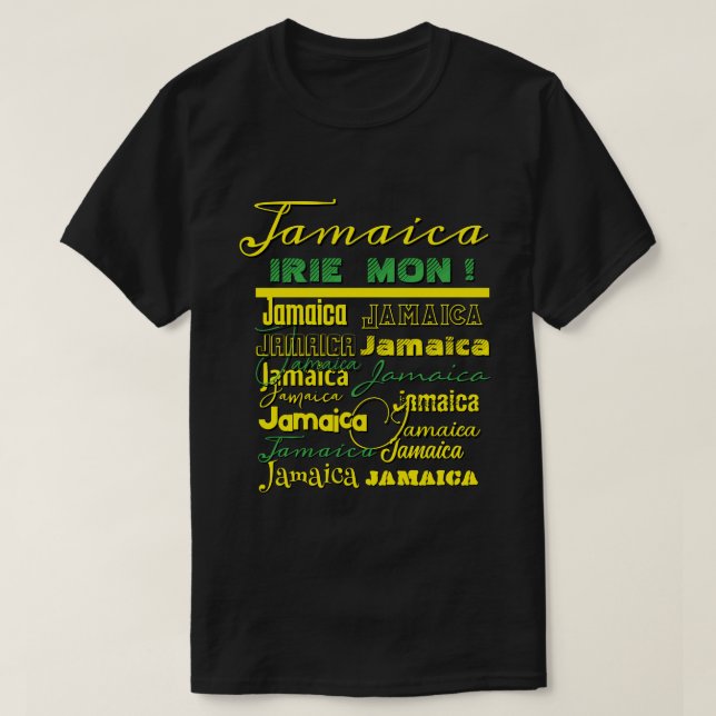 T-shirt jamaïcain Irie Mon (Design devant)