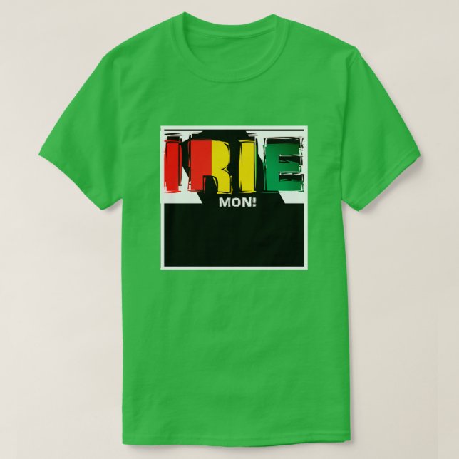 T-shirt jamaïcain Irie Mon (Design devant)