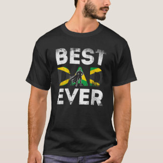 T-shirt Jamaïcain Papa Jamaïque Père Superhero Héros