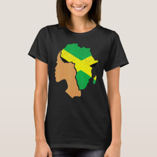 T-shirt Jamaïcaine Fier Jamaïque Femmes Vintage Jamaïque