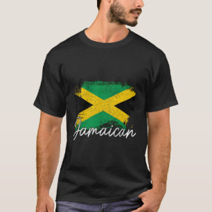 T-shirt Jamaïcaine Vintage Drapeau Jamaïcain Pride Racines