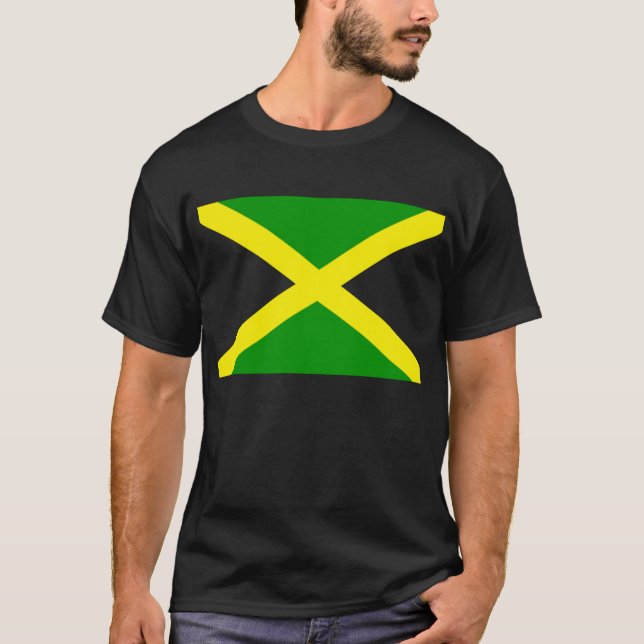 T-shirt Jamaican%20flag (Devant)