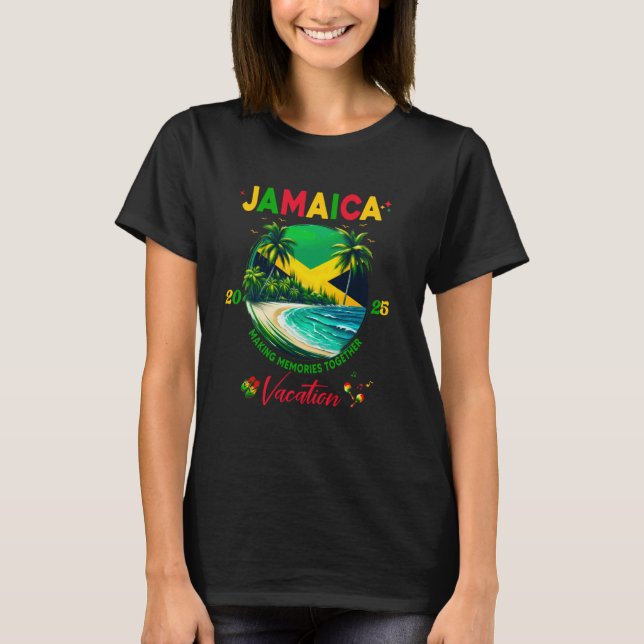 T-shirt Jamaican Birthday Besties Jamaica Vacation Matchin (Devant)
