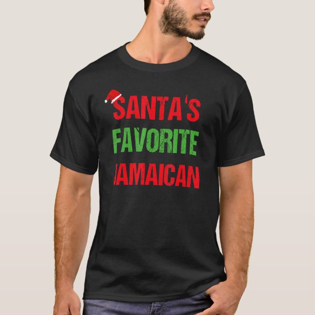 T-shirt Jamaican Funny Jamaica Pajama Christmas (Devant)