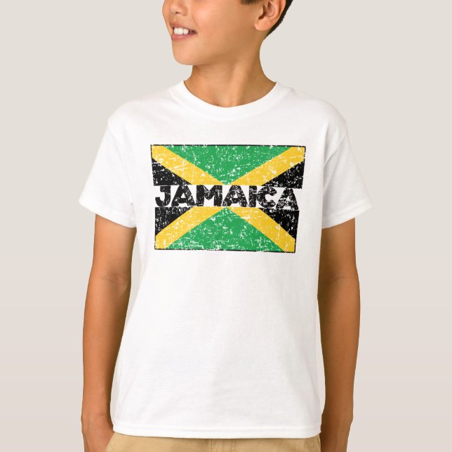 T-shirt Jamaican Roots Jamaica Flag Jamaican Heritage (Devant)