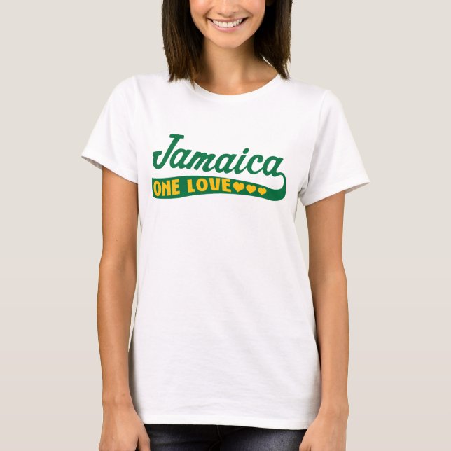 T-shirt jamaicaonelove (Devant)