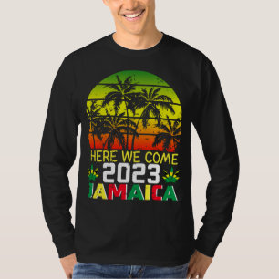 T-shirt Jamaïque 2023 Nous Venez Hommes Basique Longues Ma