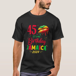 T-shirt Jamaïque 50e anniversaire Voyage Girls tenue Long