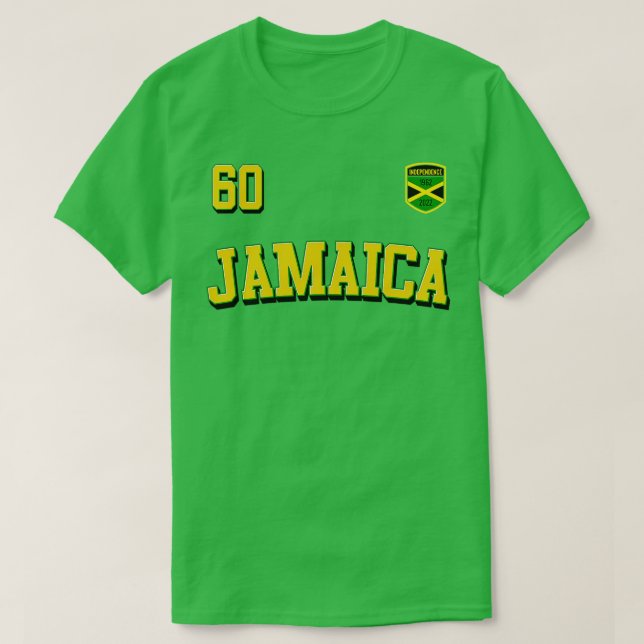 T-shirt JAMAÏQUE 60 Jour de l'Indépendance 19622022 Racine (Design devant)