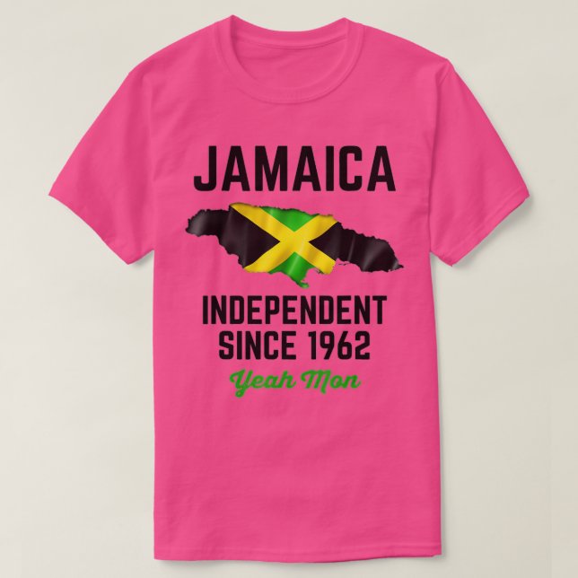 T-shirt Jamaïque 60e anniversaire de l'indépendance Jamaïq (Design devant)