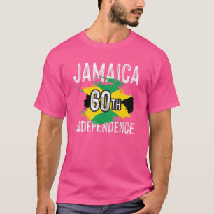 T-shirt Jamaïque 60e anniversaire de l'indépendance pour l