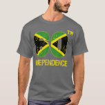 T-shirt Jamaïque 60e fête de l'indépendance 2022 Jam<br><div class="desc">Jamaïque 60e fête de l'indépendance 2022 Drapeau T-shirt.</div>