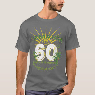 T-shirt Jamaïque 60ème indépendance Fière d'être Jamaïcain