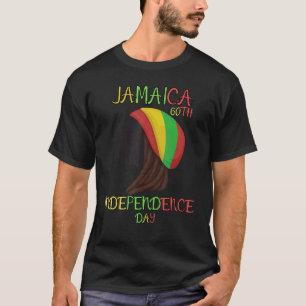 T-shirt Jamaïque 60ème indépendance Fière d'être jamaïcain