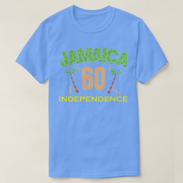 T-shirt Jamaïque 60ème indépendance Fière d'être jamaïcain (Design devant)