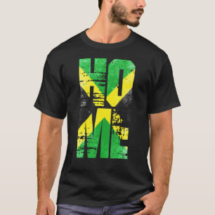T-shirt Jamaïque Accueil Rastafarian Reggae Vintage Jamaïc