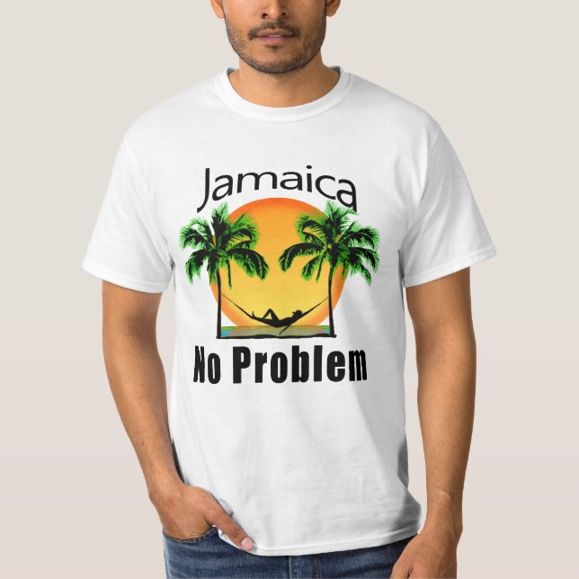 T-shirt Jamaïque Aucun problème (Devant)