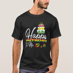 T-shirt Jamaïque Birthday Cake Joyeux anniversaire pour mo