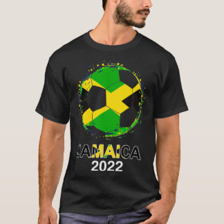 T-shirt Jamaïque Drapeau 2022 Supporter Jamaïcain Soccer T