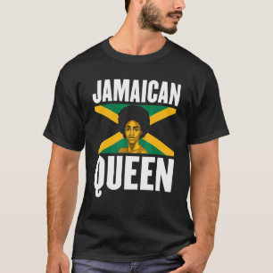 T-shirt Jamaïque Drapeau Fille indépendante Melanin Fier J